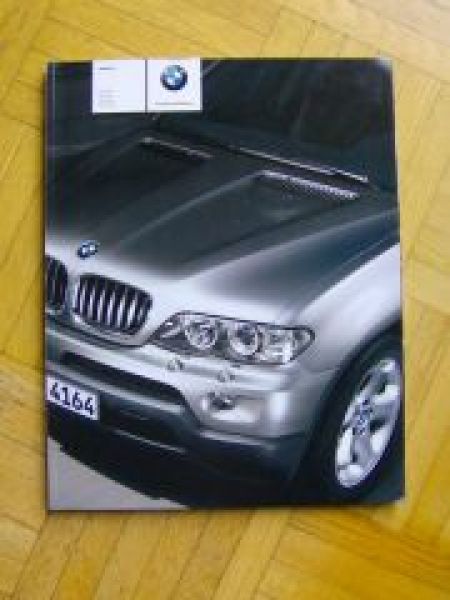 BMW X5 3.0i 4.4i 4.8is 3.0d Prospekt 1/2005 +Edition +Individual