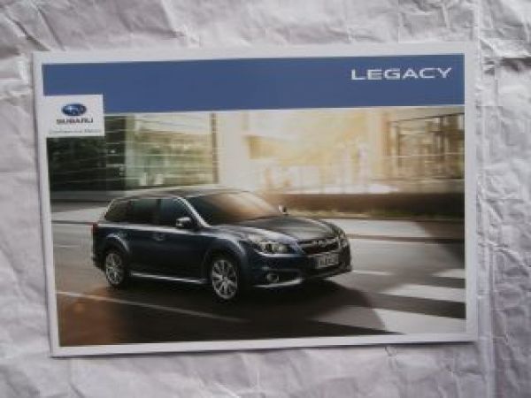 Subaru Legacy Typ BM/BR Prospekt Januar 2013 +Preisliste