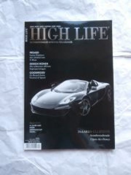 High Life Nr.30 Herbst 2012 Pegaso,McLaren C12 Spider MP4-12C