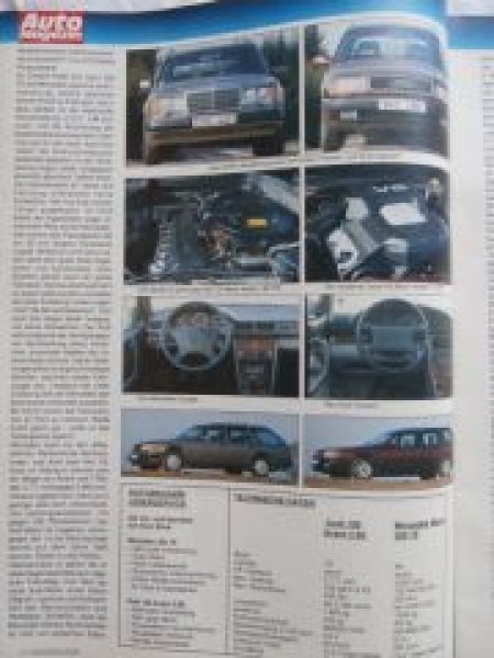 Auto Magazin 8/1992 Cizeta V16T,300TE W124 vs. 100 Avant 2.8E C4
