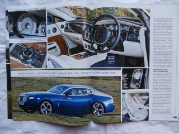 Auto Zeitung 4/2014 Rolls-Royce Wraith + Phantom Coupé NEU