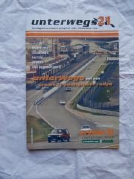 unterwegs 21 Magazin zur creme youngtimer rallye Nr.8 2014