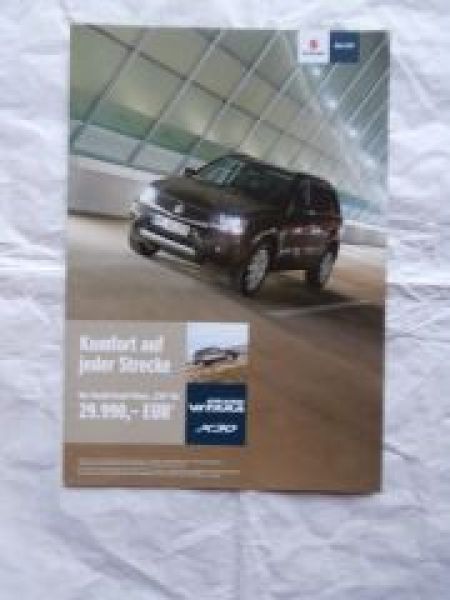 Suzuki Grand Vitara X30 Typ NGV Prospekt Juli 2013