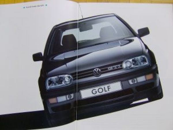 VW Golf der neue GTi Prospekt September 1991