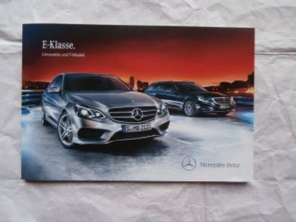 Mercedes Benz E-Klasse Limousine T-Modell BR212 12/2013