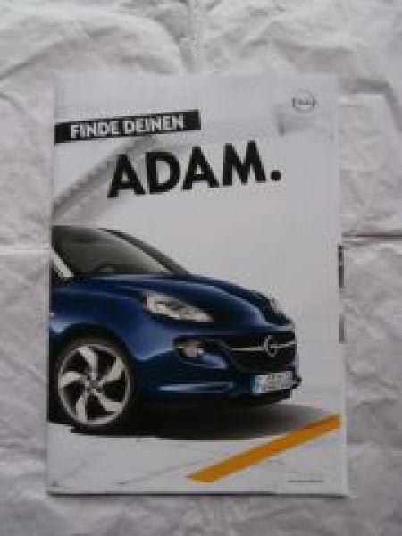 Opel Adam  +Black & White Link Dezember 2013 +Preisliste