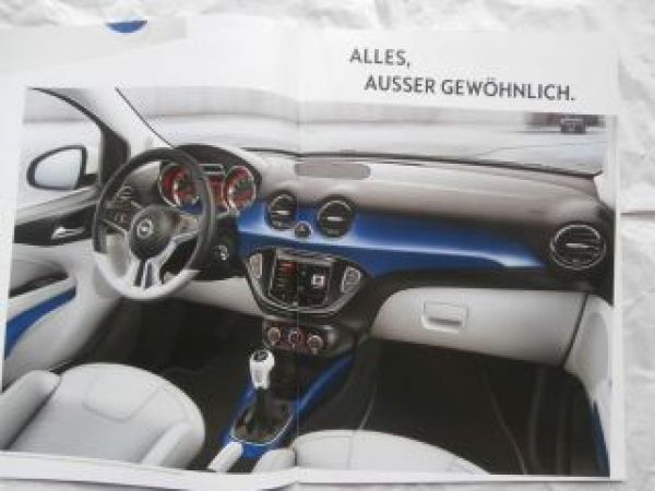 Opel Adam  +Black & White Link Dezember 2013 +Preisliste