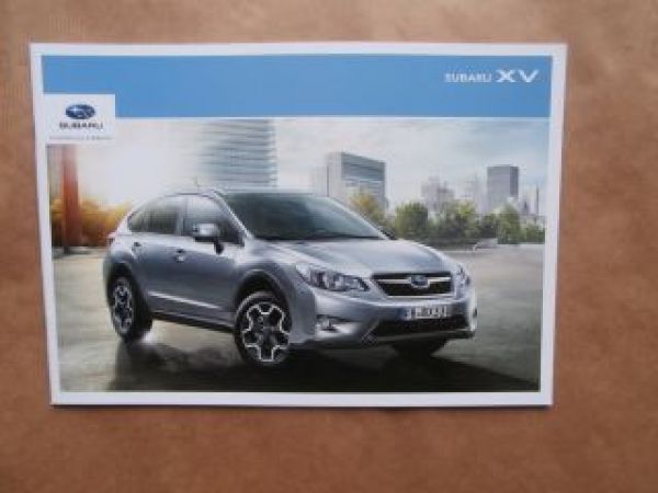 Subaru XV Prospekt September 2012 NEU