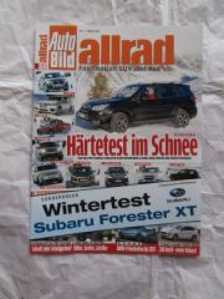 Auto Bild allrad 2/2014 Subaru Forester XT Wintertest