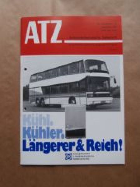 ATZ 12/1985 Schulgelenkbus Setra SG 220UL,
