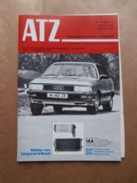 ATZ 9/1983 BMW M 635CSi E24,Audi 200 Typ44,Opel Corsa A