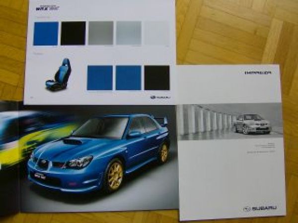 Subaru Impreza WRX STi Prospekt 9/2005 +Preise