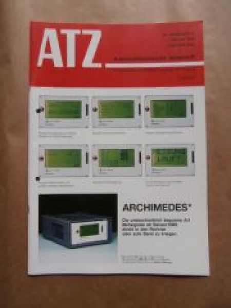 ATZ 2/1988 Vredestein HR/VR,VEGA,Opel Senator B,