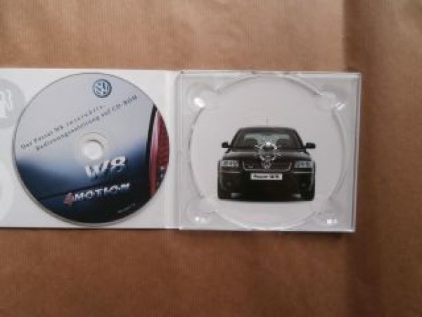 VW Passat W8 interaktiv Bedienungsanleitung auf CD-Rom