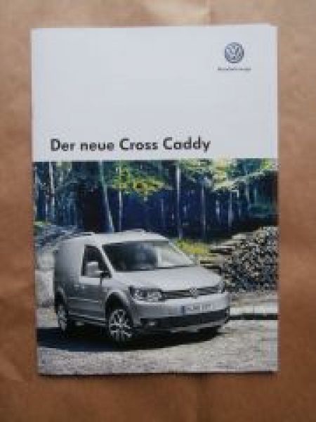 VW Cross Caddy Prospekt Mai 2013 +Preisliste NEU