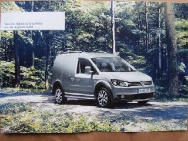 VW Cross Caddy Prospekt Mai 2013 +Preisliste NEU