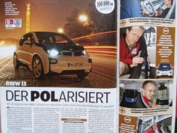 Auto Bild 15/2014 Ford 20M V6,McLaren 650S Spider,BMW i3 (i01)