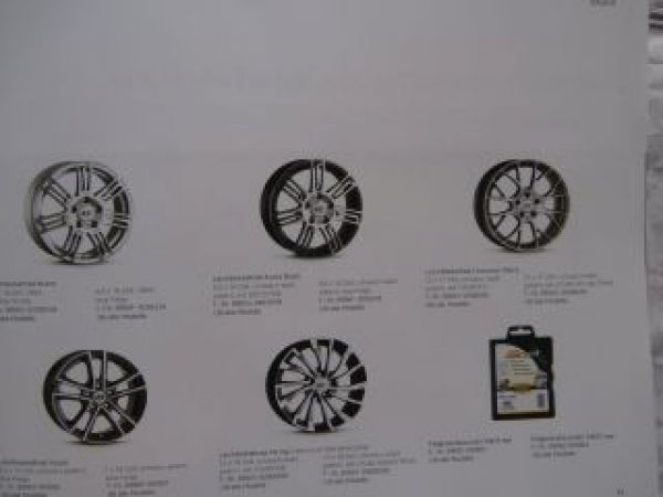 Hyundai i30 Zubehör Prospekt 2013 NEU