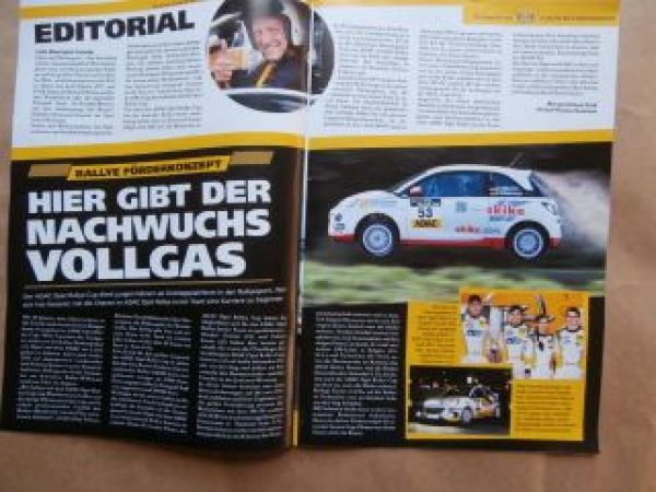 Auto Bild Motorsport Opel Adam Rallye Cup Sonderdruck 2014