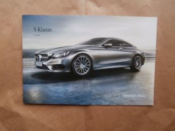 Mercedes Benz S-Klasse Coupé C217 Prospekt NEU April 2014