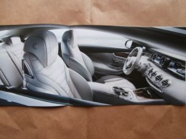 Mercedes Benz S-Klasse Coupé C217 Prospekt NEU April 2014