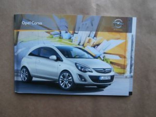 Opel Corsa D +Edition +Innoavation +OPC Paket 5/2013