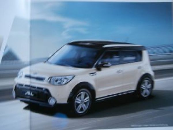 Kia Soul Prospekt Februar 2014 +Preisliste NEU