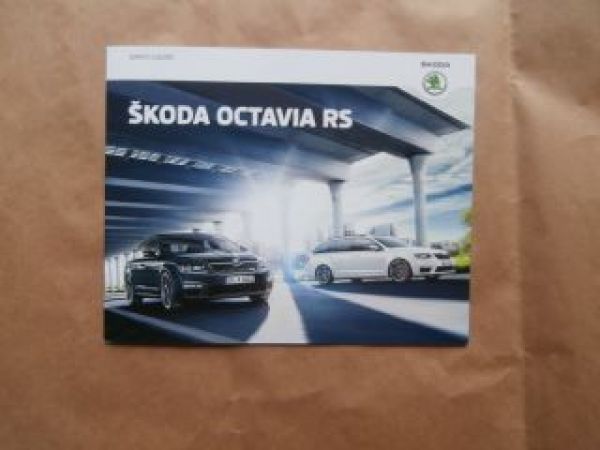 Skoda Octavia RS Prospekt Februar 2014 NEU