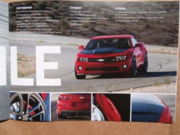 Chevrolet Camaro 2013 Prospekt Brochure USA Rarität