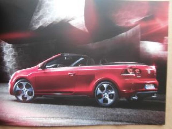 VW Golf7 GTI Cabriolet Prospekt Oktober 2013 NEU