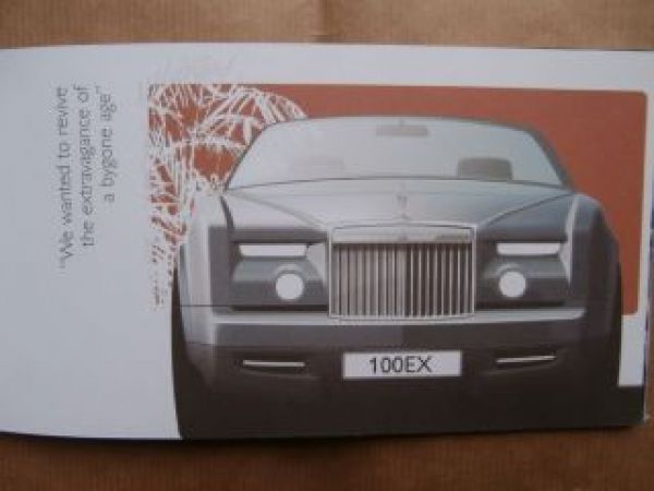 Rolls-Royce 100EX Centenary Experimental Car Prospekt 4/2005