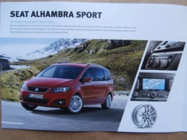 Seat Alhambra 4You 4Kids Sport Sondermodelle April 2014