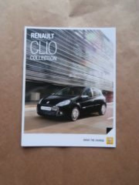 Renault Clio Collection Prospekt Oktober 2013 NEU