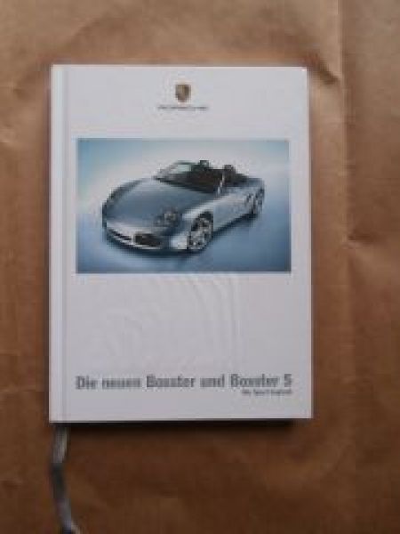 Porsche Boxster & S Prospekt/Buch (987) Juli 2004