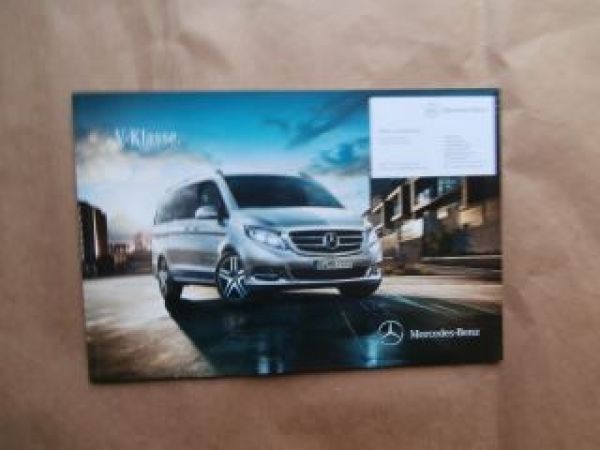 Mercedes Benz V-Klasse W222 200CDI 220CDI 250BlueTEC 6/2014