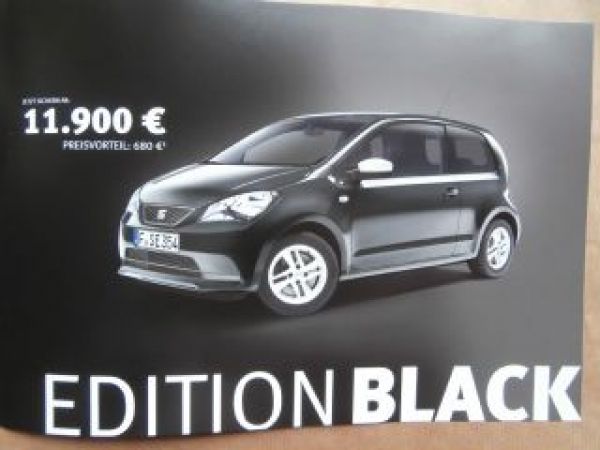 Seat Mii Edition RED & Edition Black Dezember 2013 NEU