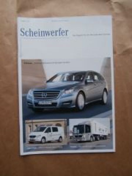 Mercedes Benz Scheinwerfer 2/2010 R-Klasse W251,Vito E-Cell,Econ