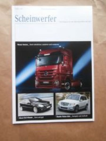 Mercedes Benz Scheinwerfer 1/2008 Actros, CLC-Klasse,Studie Visi