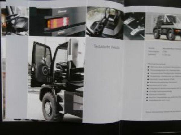 Mercedes Benz Unimog Black Edition Sonderprospekt