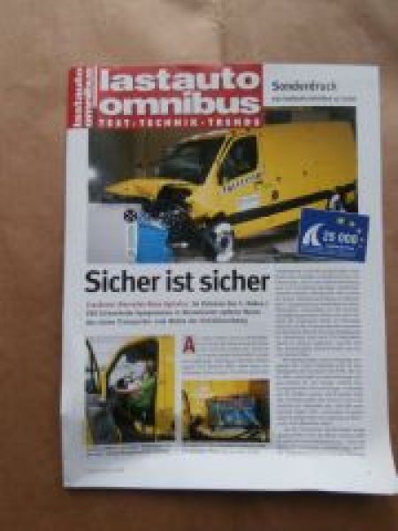 lastauto omnibus 12/2006 Crashtest Mercedes Benz Sprinter