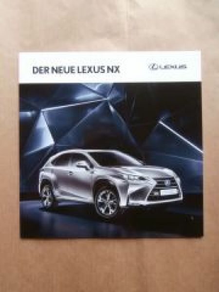 Lexus NX Prospekt Mai 2014 NEU