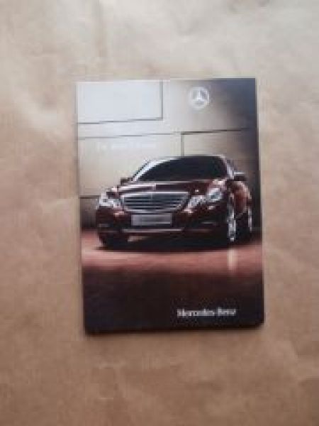 Mercedes Benz E-Klasse BR212 Limousine DVD März 2009 NEU