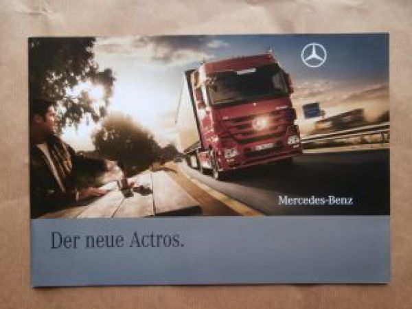 Mercedes Benz Actros Februar 2008 Prospekt Querformat A4