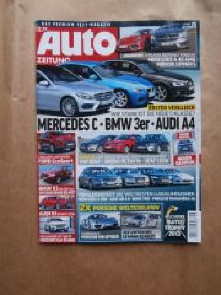 Auto Zeitung 26/2013 BR205 vs. Audi A4 vs. F30,A45 AMG W176