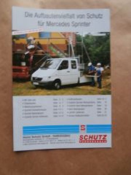 Schutz Fahrzeugbau Aufbautenvielfalt Mercedes Sprinter 8/2004