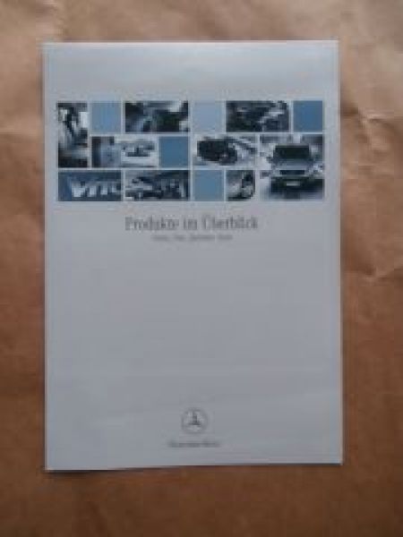 Mercedes Benz Viano,Vito,Sprinter,Vario Prospekt Poster 12/2006