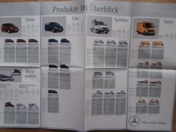 Mercedes Benz Viano,Vito,Sprinter,Vario Prospekt Poster 12/2006