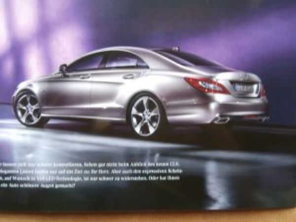 Mercedes Benz CLS-Klasse BR218 Vorabinformation 8/2010