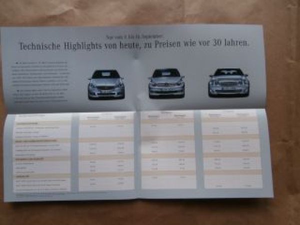 Mercedes Benz die 70er.. A-Klasse W169 B-Klasse BR245 W203