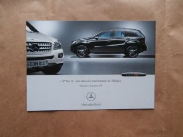 Mercedes Benz M-Klasse Edition 10 W164 Sonderprospekt
